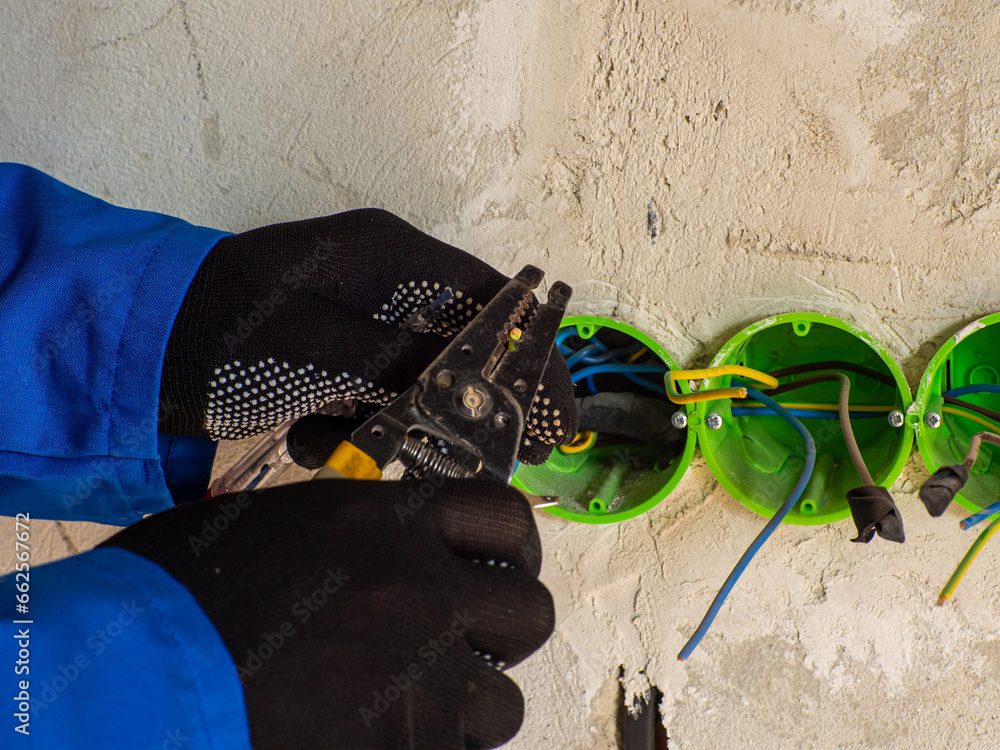 Drill/Install electric lines